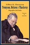 Tennyson, Dickens y Thackeray. Biografías ilustradas: portada