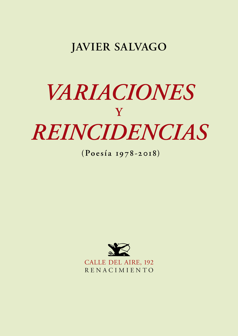 VARIACIONES Y REINCIDENCIAS: portada