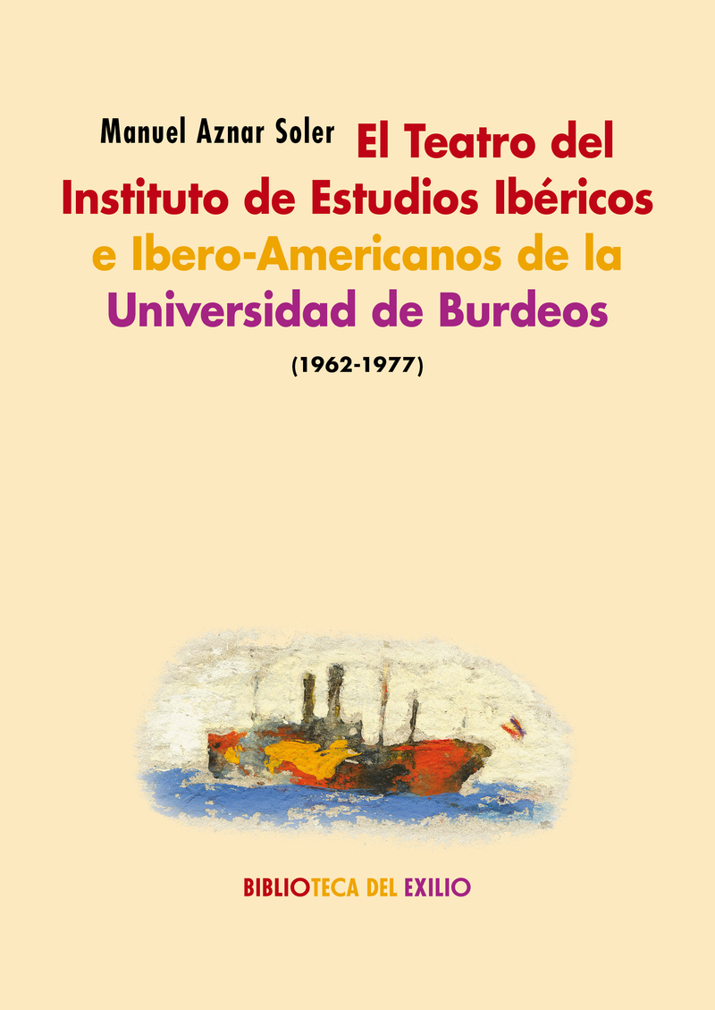 EL TEATRO DEL INSTITUTO DE ESTUDIOS IBéRICOS E IBERO-AMERICA: portada
