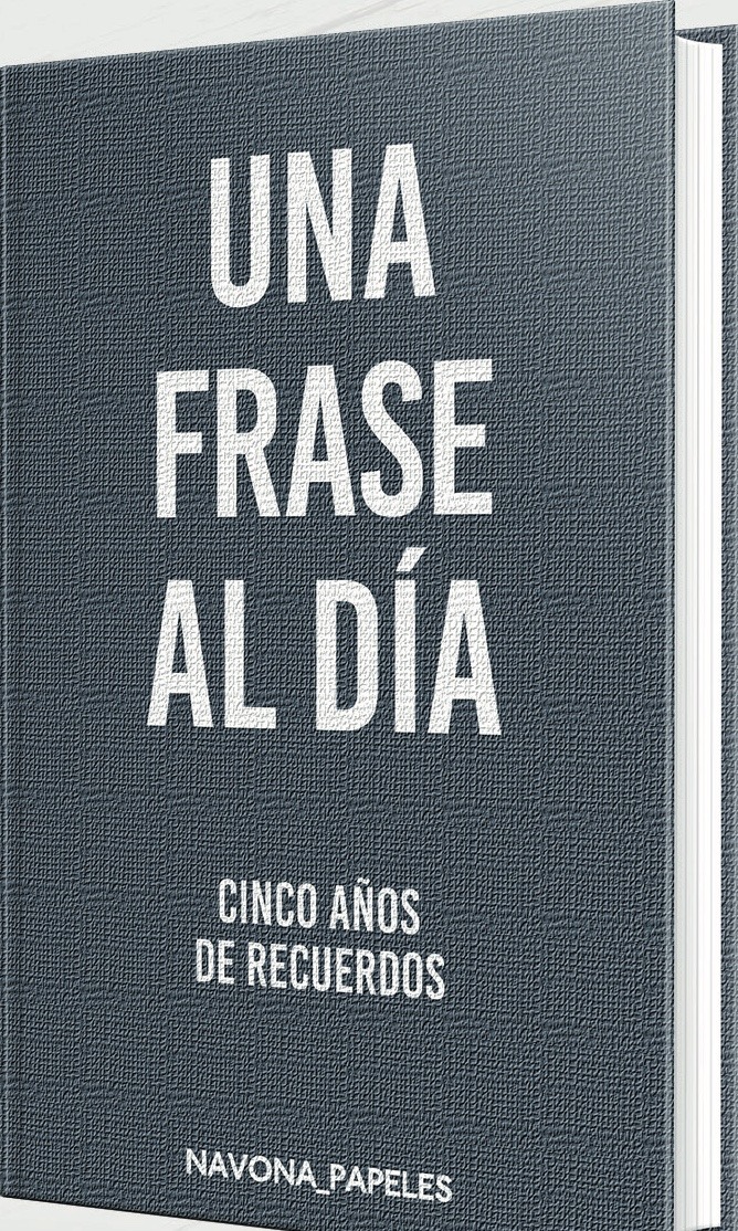 Una frase al día, cinco años de recuerdos: portada