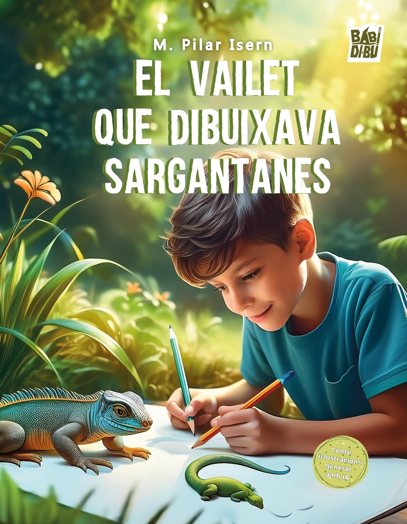 El vailet que dibuixava sargantanes: portada