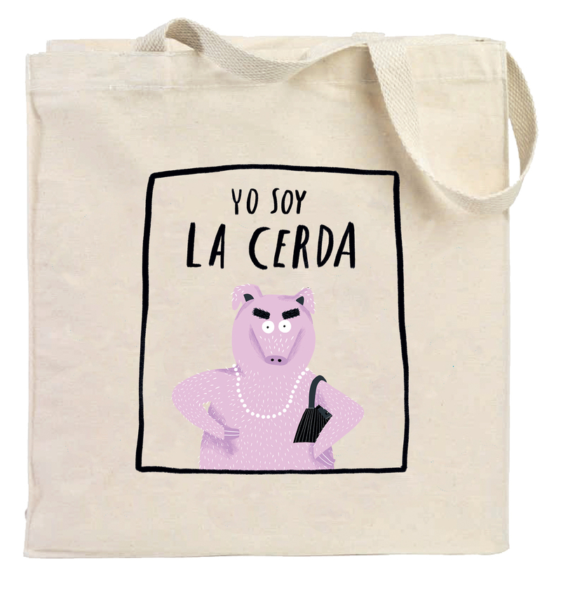 Bolsa 'Yo soy la cerda': portada