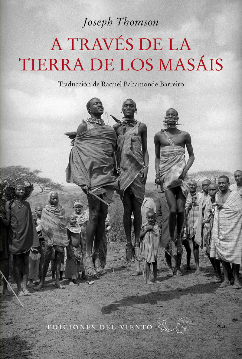 A travs de la tierra de los masis: portada