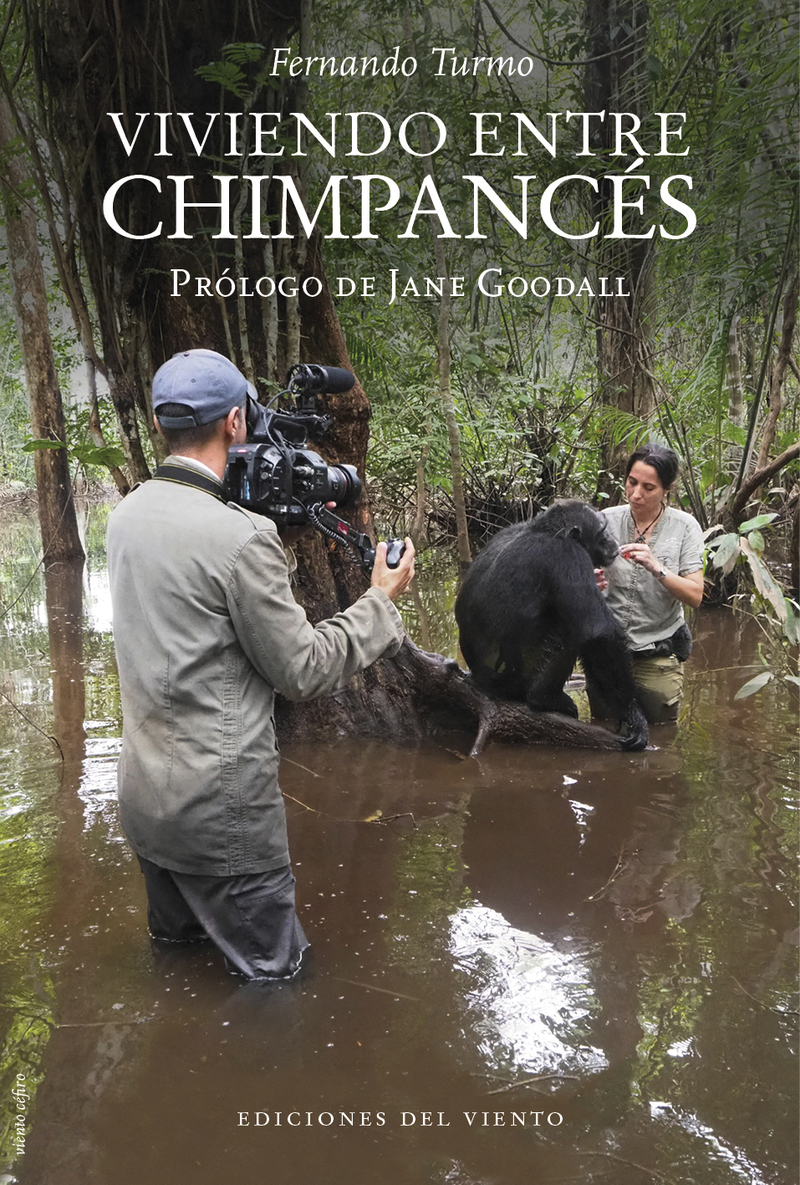 VIVIENDO ENTRE CHIMPANCÉS: portada