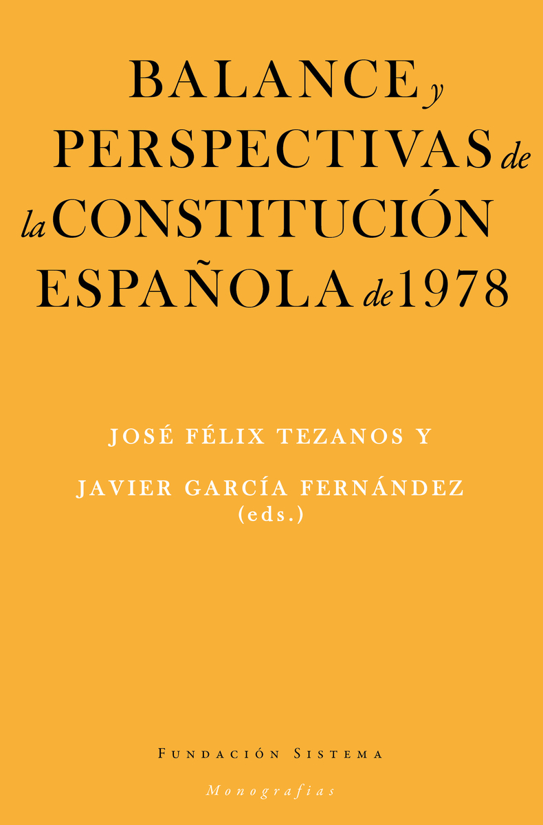 BALANCE Y PERSPECTIVAS DE LA CONSTITUCION ESPAÑOLA DE 1978: portada