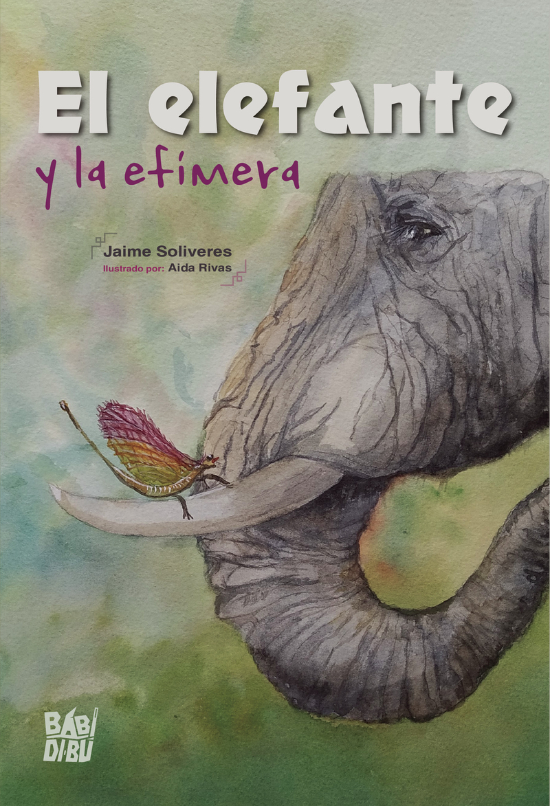 El elefante y la efímera: portada