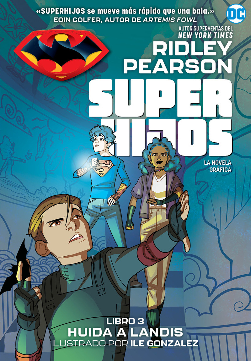 Super hijos: Huida a Landis: portada