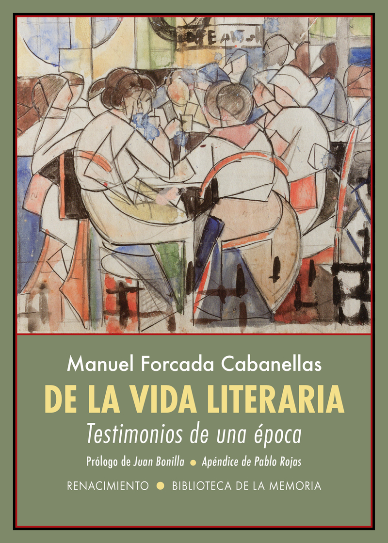 De la vida literaria: portada