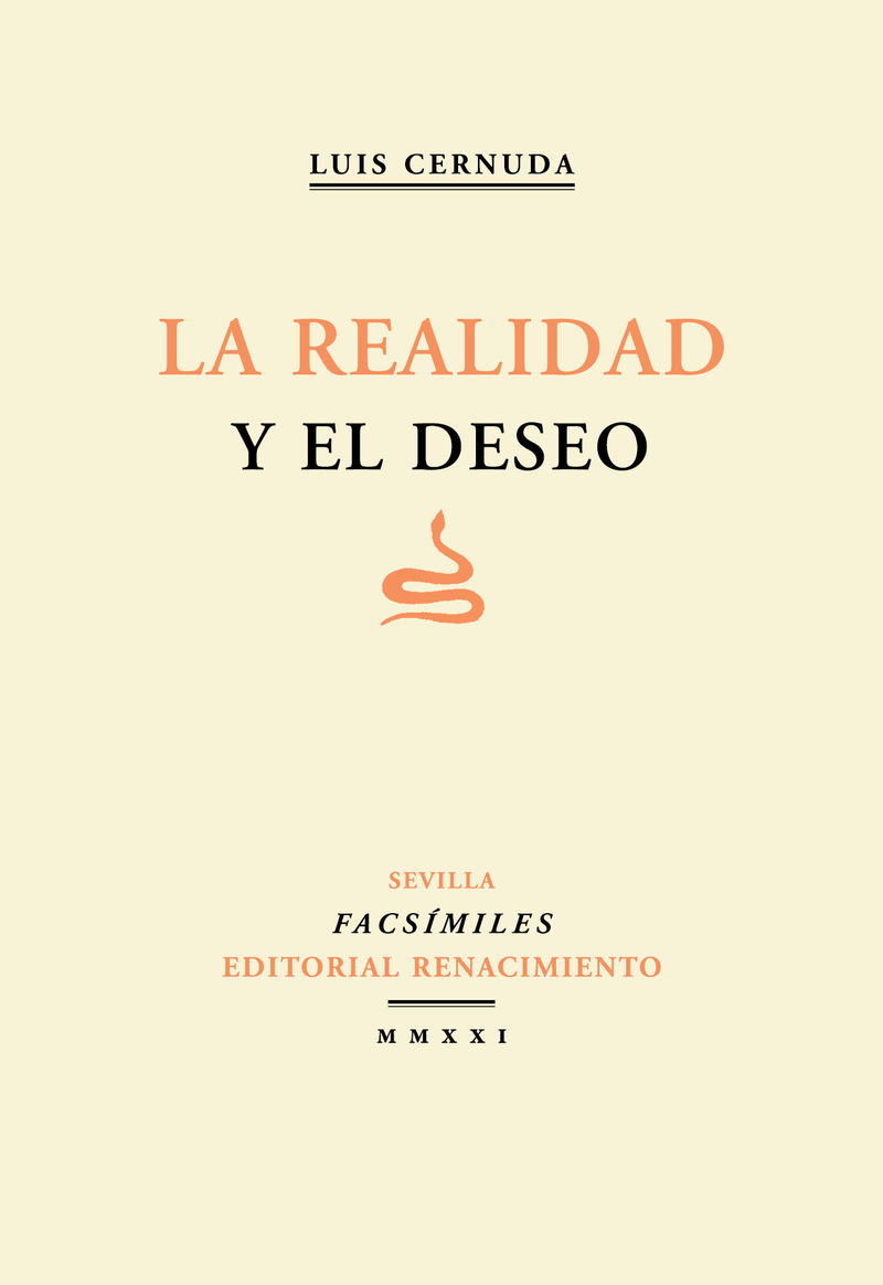 La realidad y el deseo (3 ED): portada