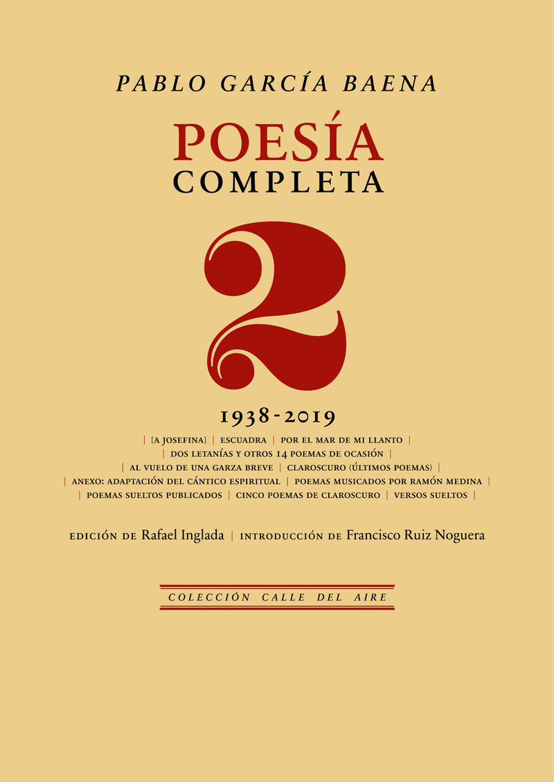 Poesa completa, 2: portada