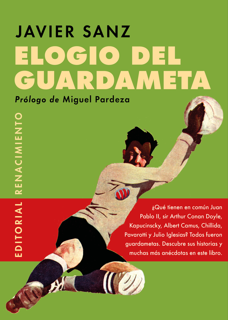 Elogio del guardameta: portada