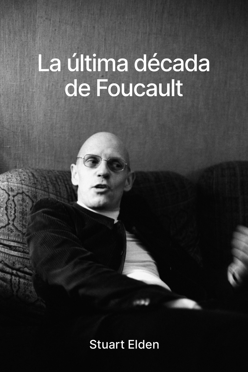 La última década de Foucault: portada