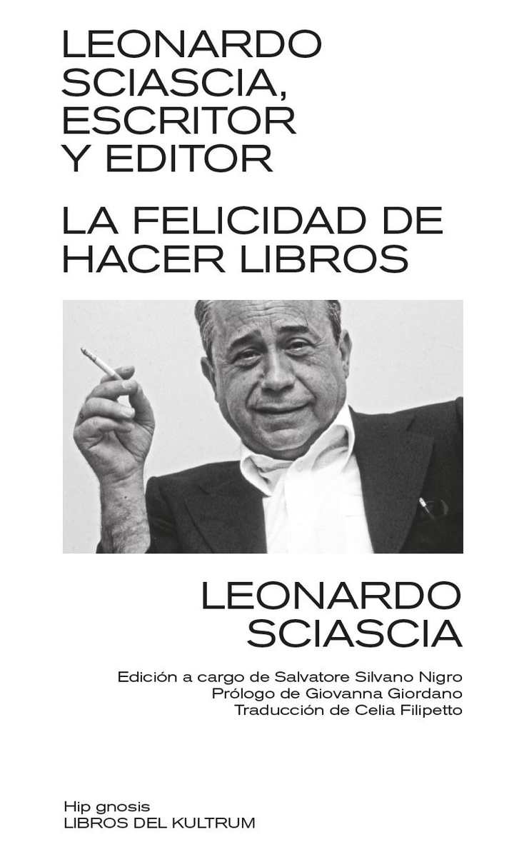 LEONARDO SCIASCIA, ESCRITOR Y EDITOR: portada