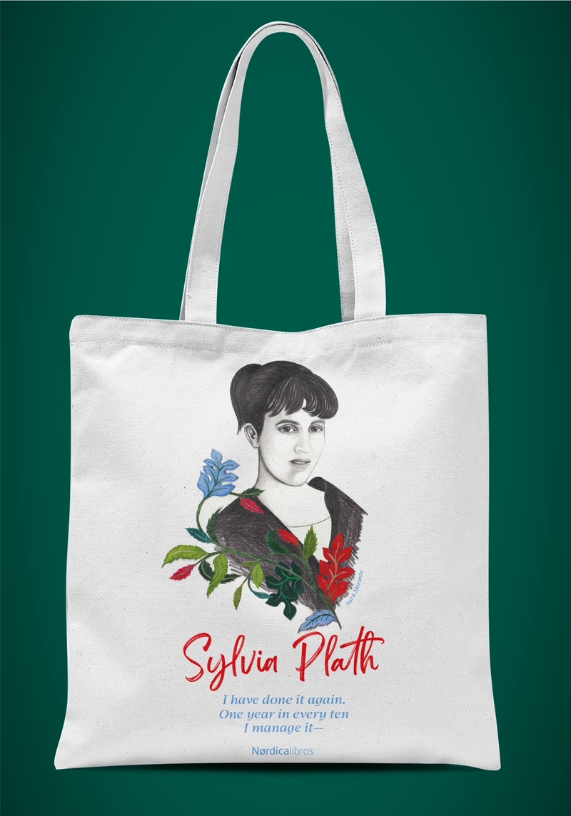 Bolsa homenaje a Sylvia Plath: portada