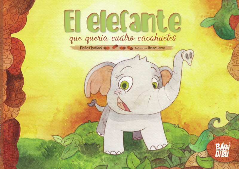 El elefante que quería cuatro cacahuetes: portada