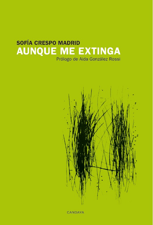 Aunque me extinga: portada