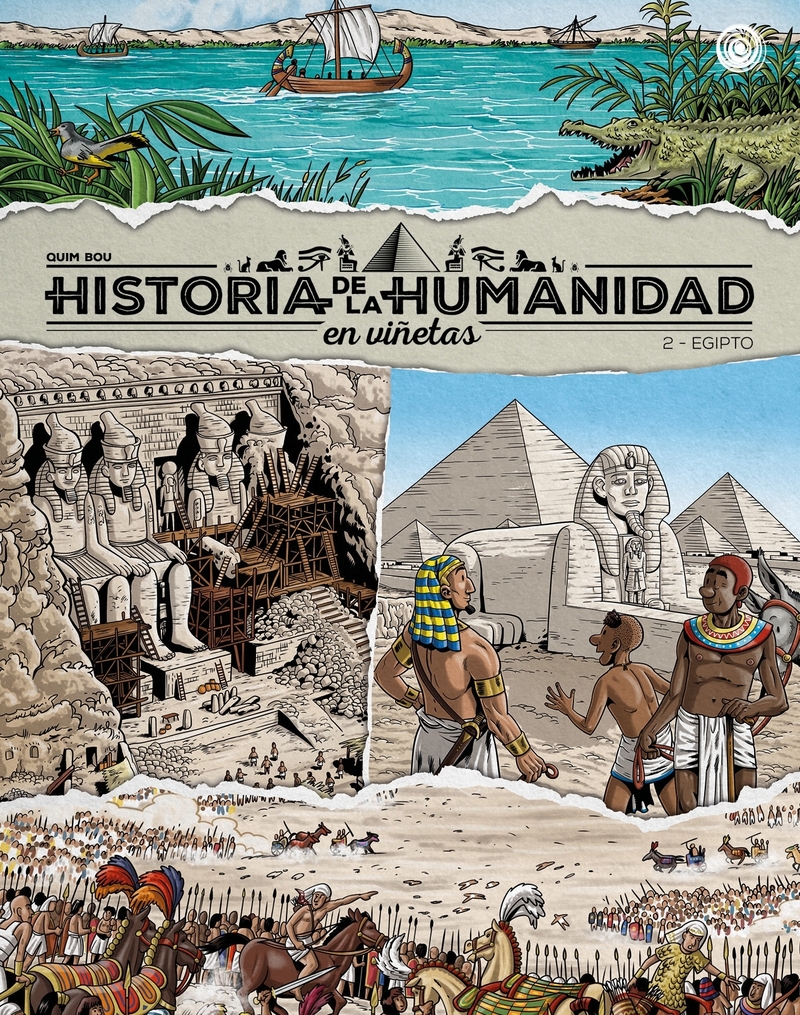 Historia de la humanidad en vietas - 2. Egipto: portada