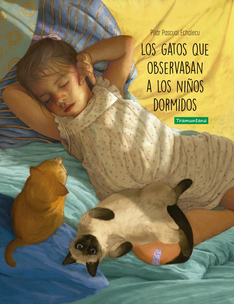 Los gatos que observaban a los nios dormidos: portada