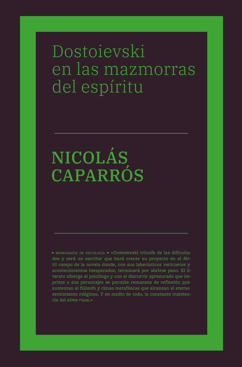 DOSTOIEVSKI EN LAS MAZMORRAS DEL ESPIRITU - 2° ED: portada