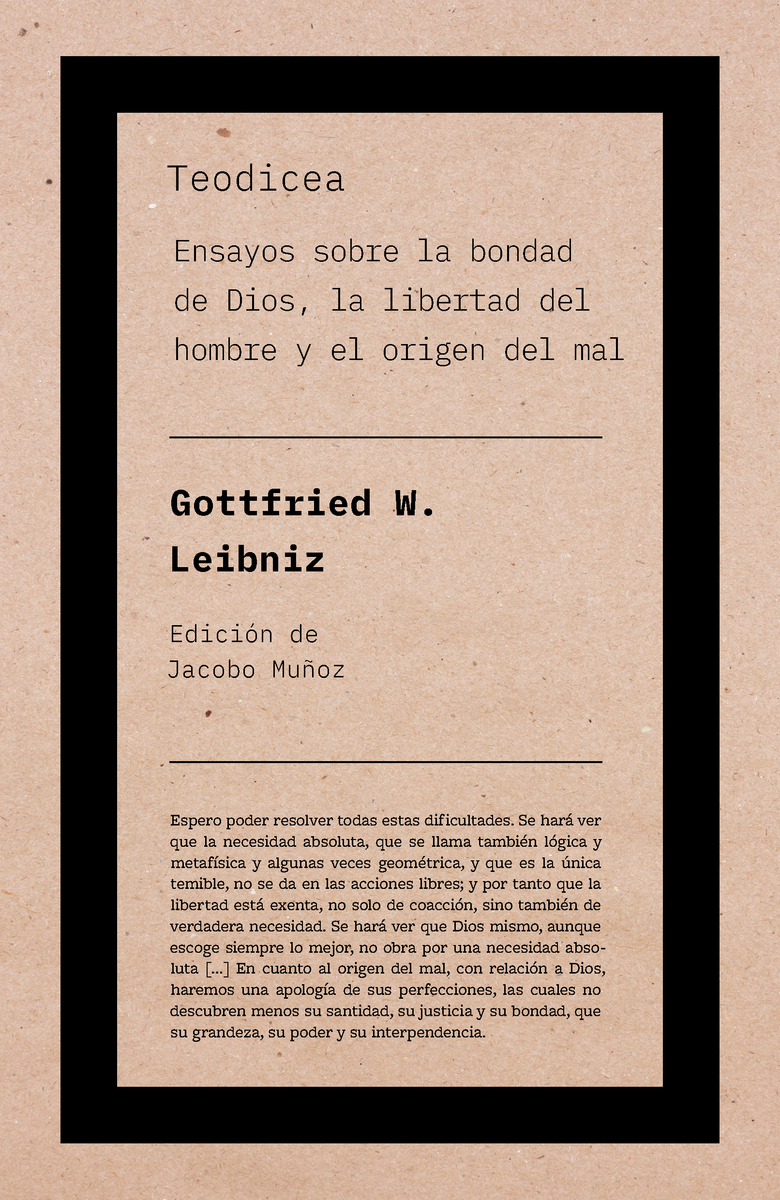 TEODICEA: portada