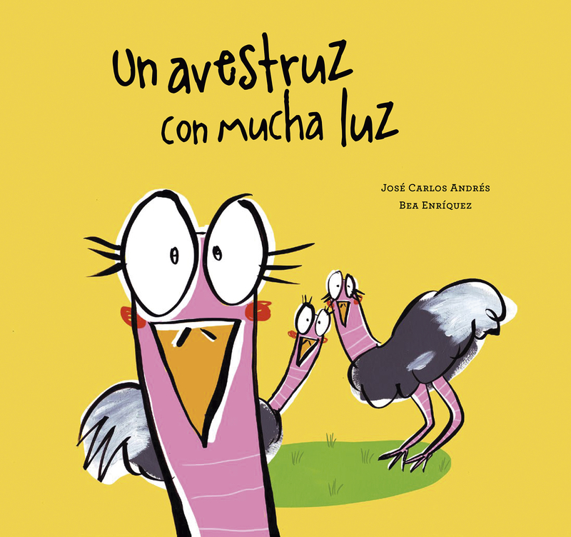 Un avestruz con mucha luz: portada