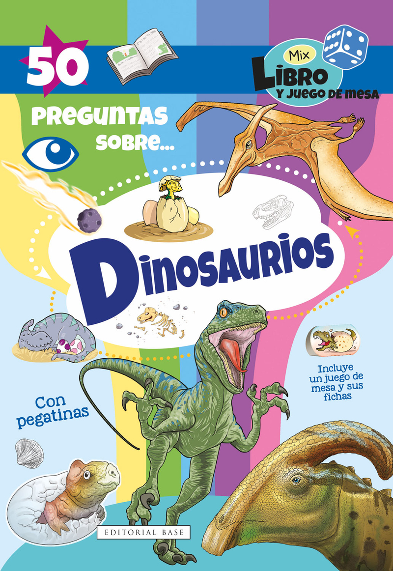 50 PREGUNTAS SOBRE... DINOSAURIOS: portada