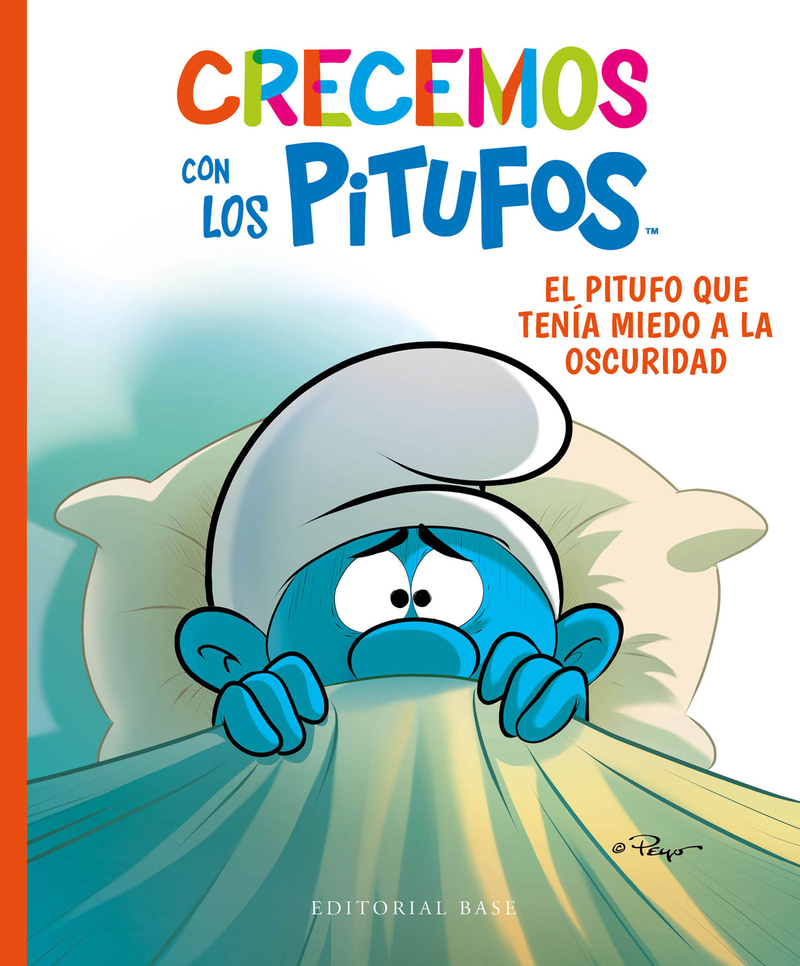 CRECEMOS CON LOS PITUFOS 1. EL PITUFO QUE TENA MIEDO A LA O: portada