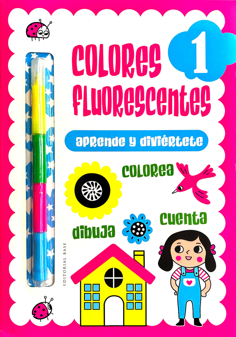 COLORES FLUORESCENTES (FUCSIA): portada