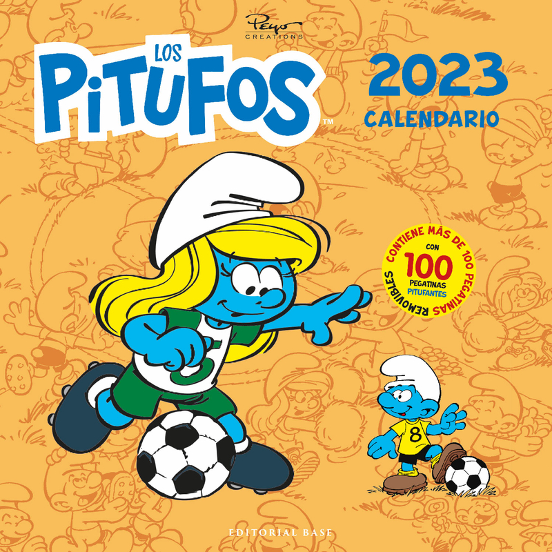 CALENDARIO LOS PITUFOS 2023: portada