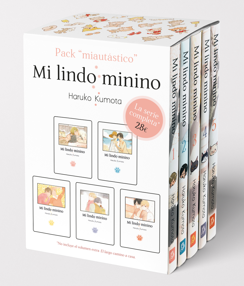 Pack Miautstico: Mi lindo minino, vol.1-5: portada