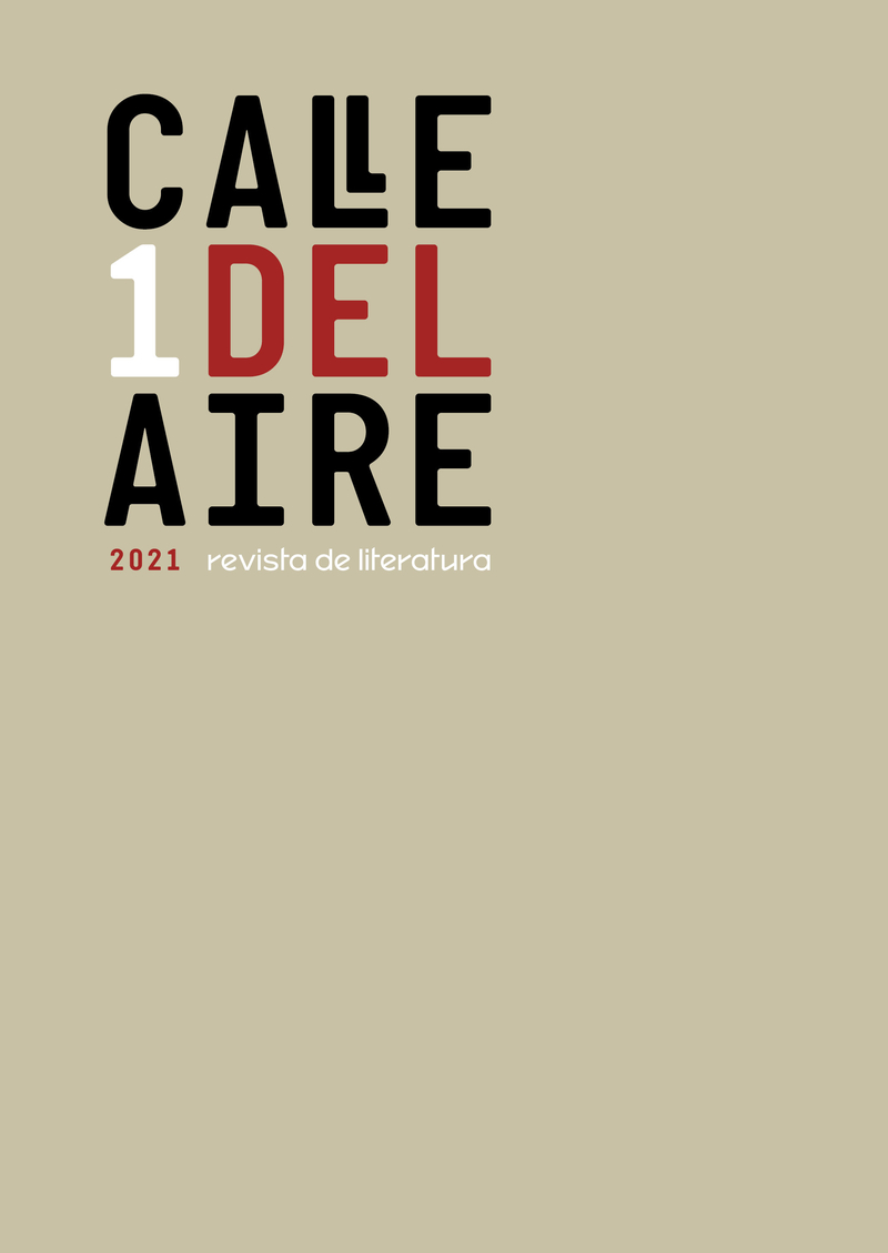 Calle del Aire. Revista de literatura. 1: portada