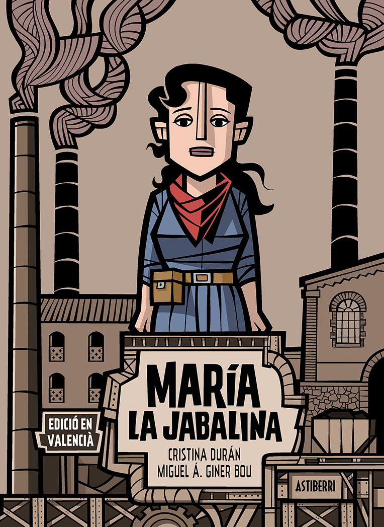 MARÍA LA JABALINA. Edición en valenciano: portada