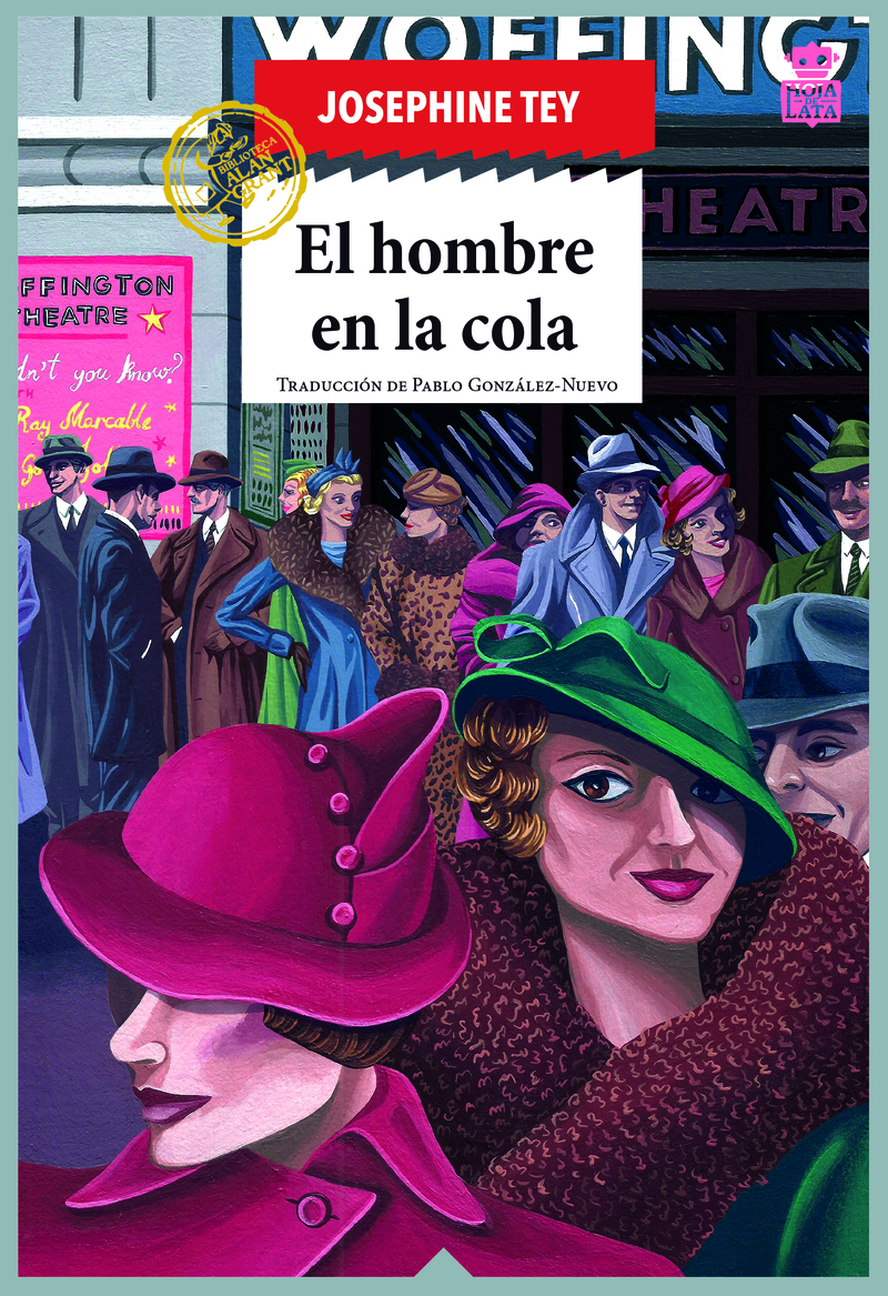 El hombre en la cola: portada