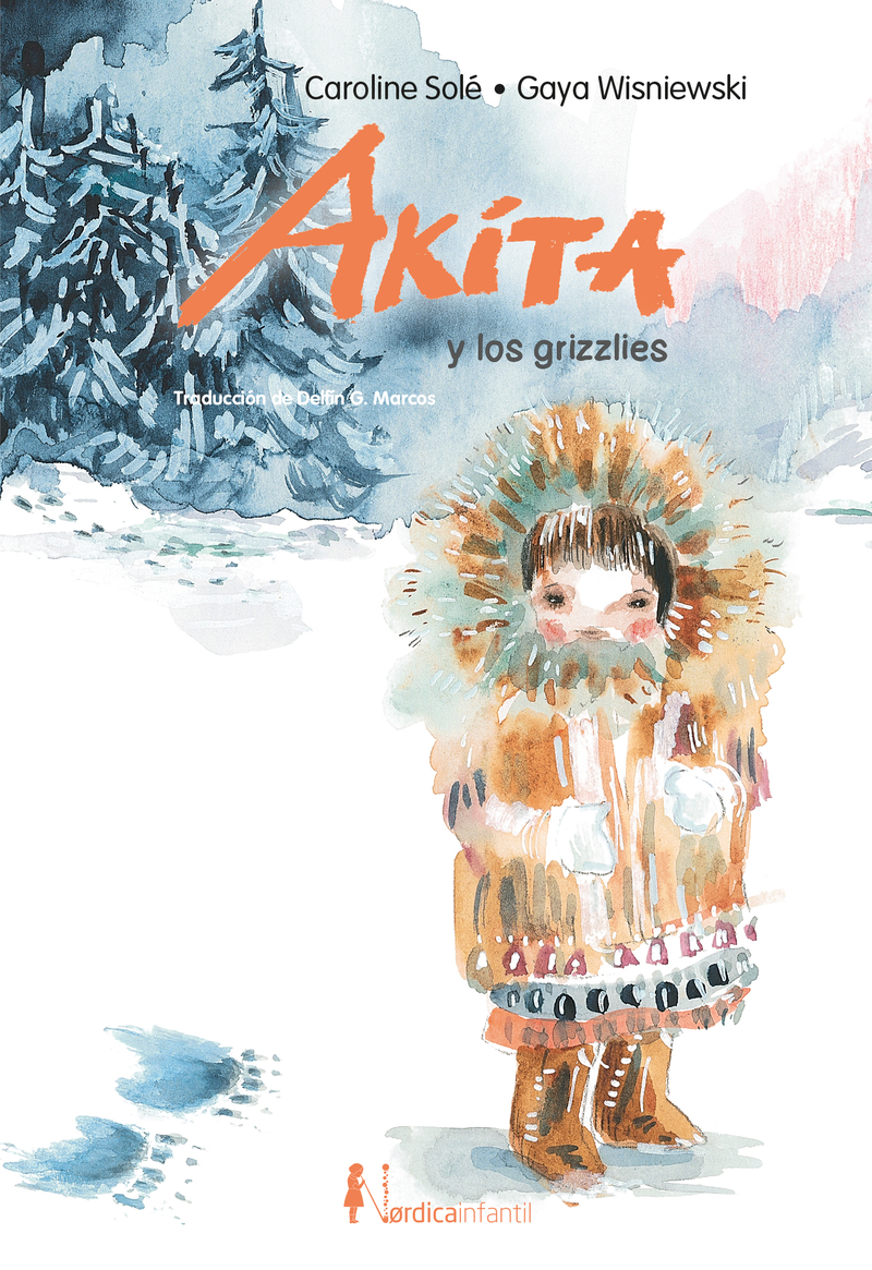 Akita y los grizzlies: portada