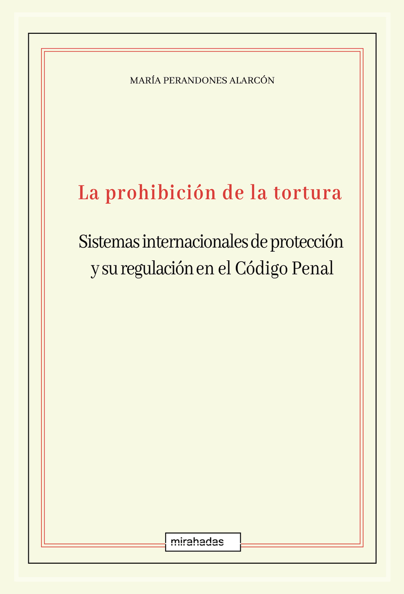 La prohibición de la tortura: portada