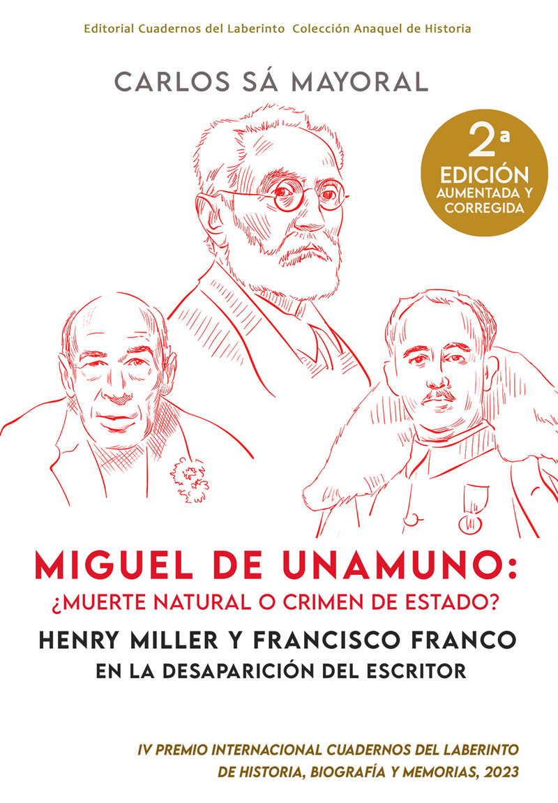 Miguel de Unamuno: ¿muerte natural o crimen de Estado?: portada