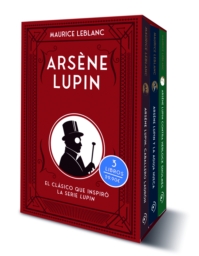 Estuche colección Arsène Lupin: portada