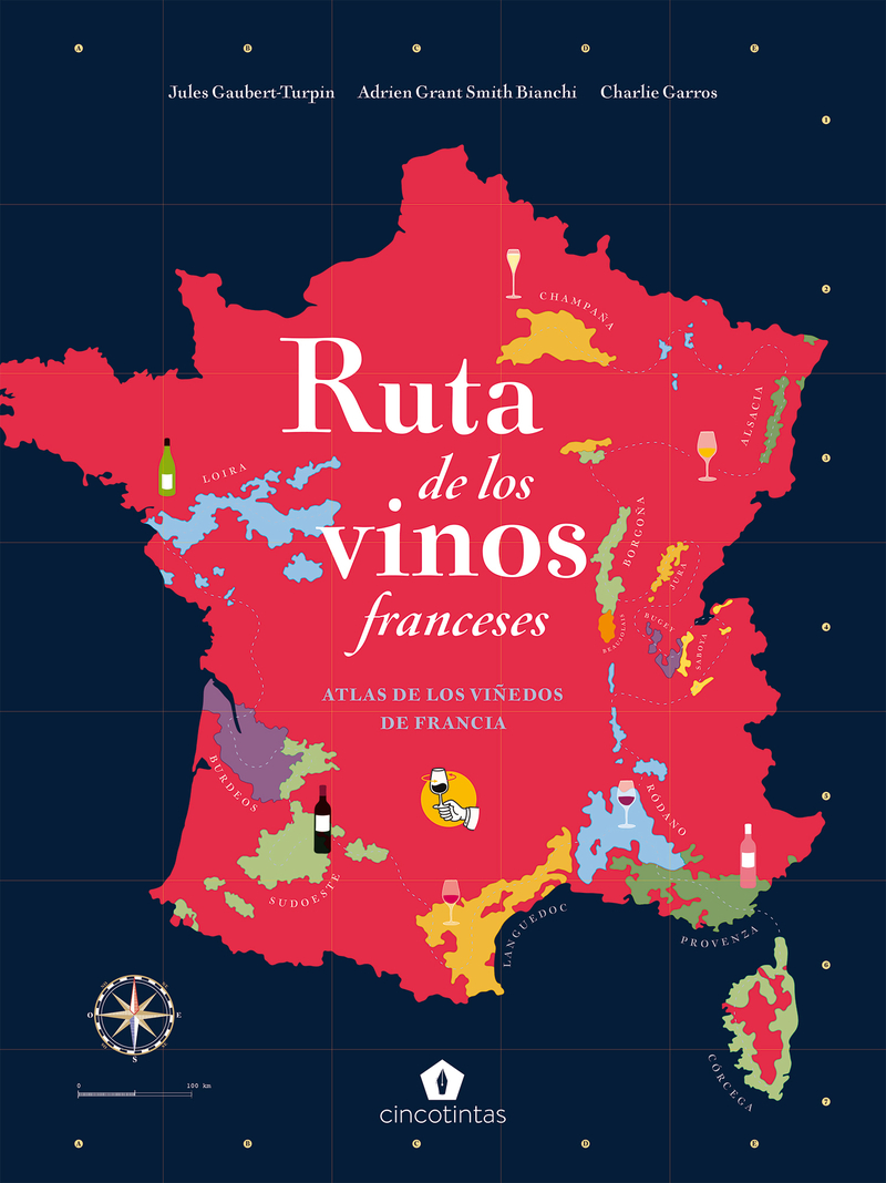 Ruta de los vinos franceses: portada