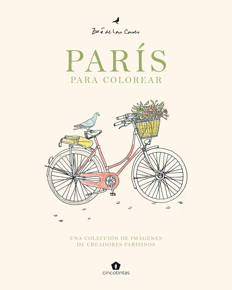 París para colorear: portada