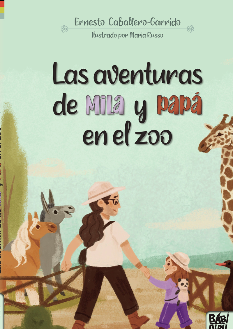 Las aventuras de Mila y papá en el zoo: portada