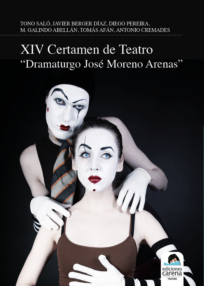 XIV Certamen de Teatro Dramaturgo José Moreno Arenas: portada