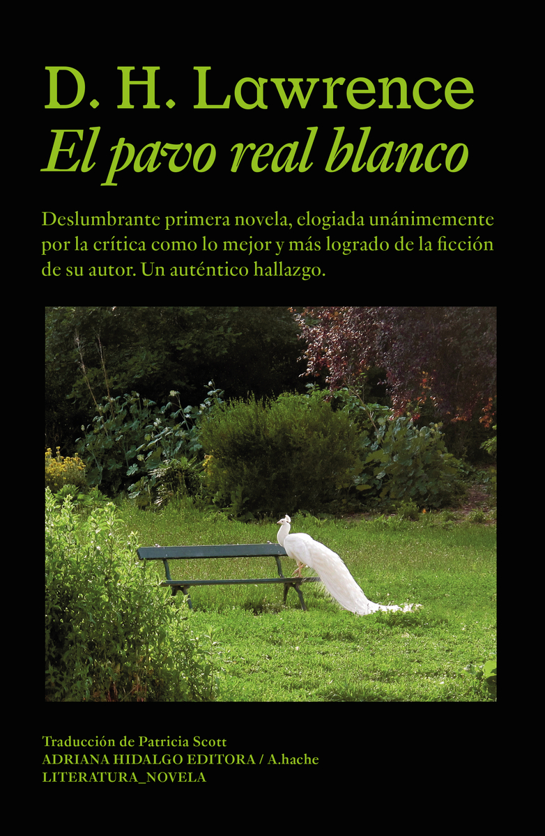 El pavo real blanco: portada