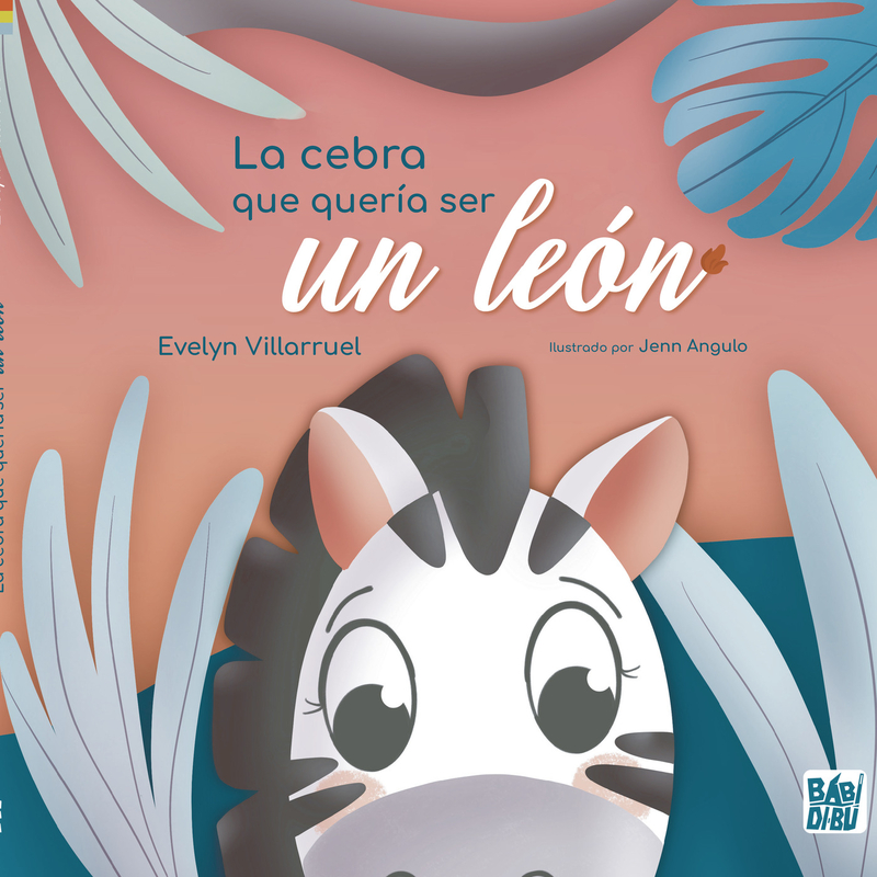 La cebra que quería ser un león: portada