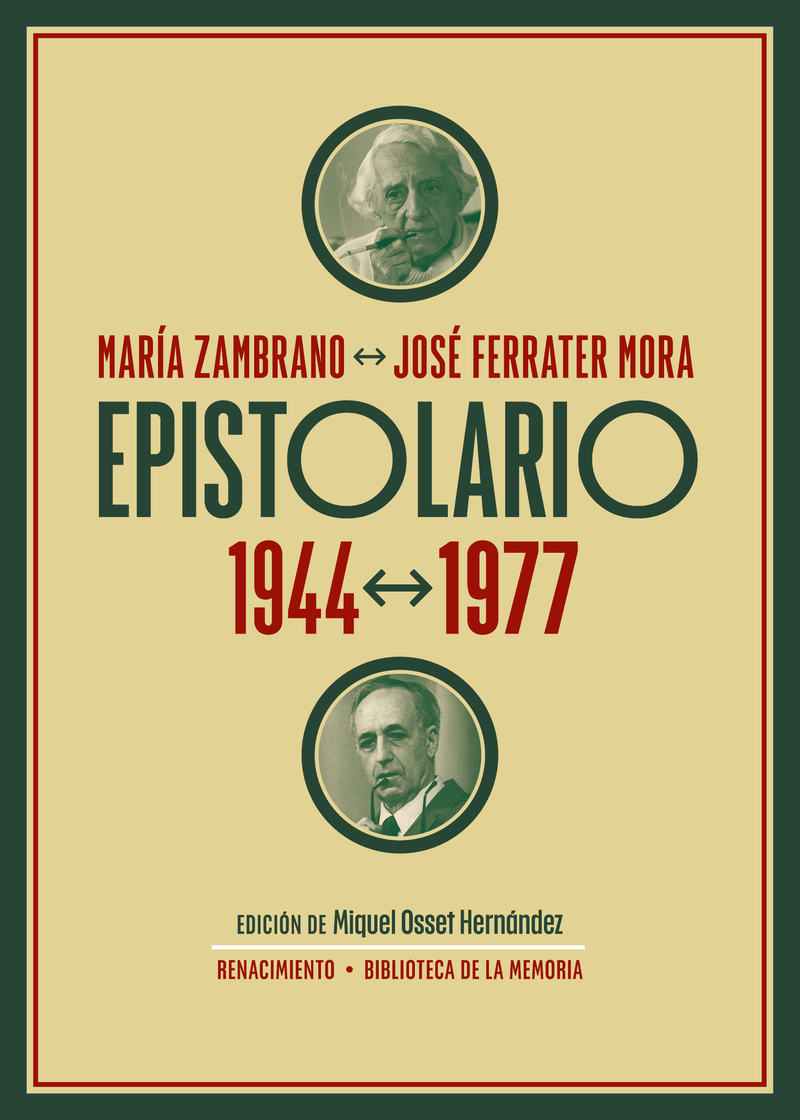 Epistolario. 1944-1977: portada