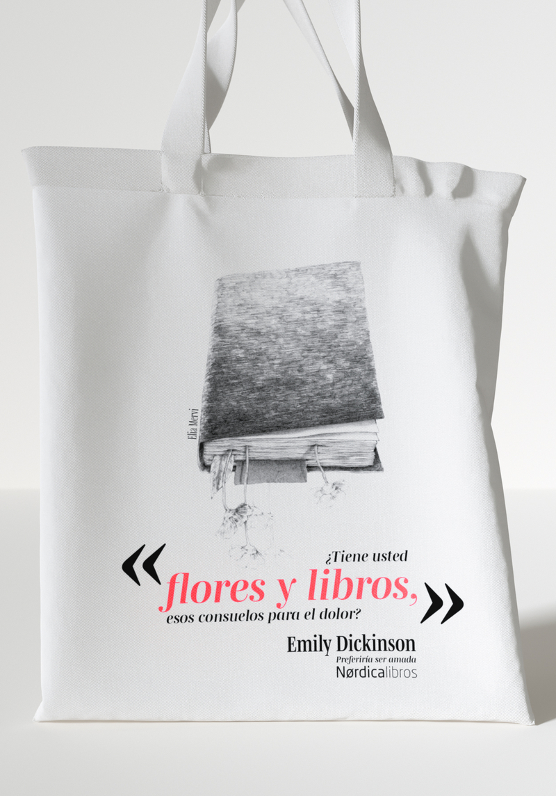 Bolsa Flores y Libros: portada