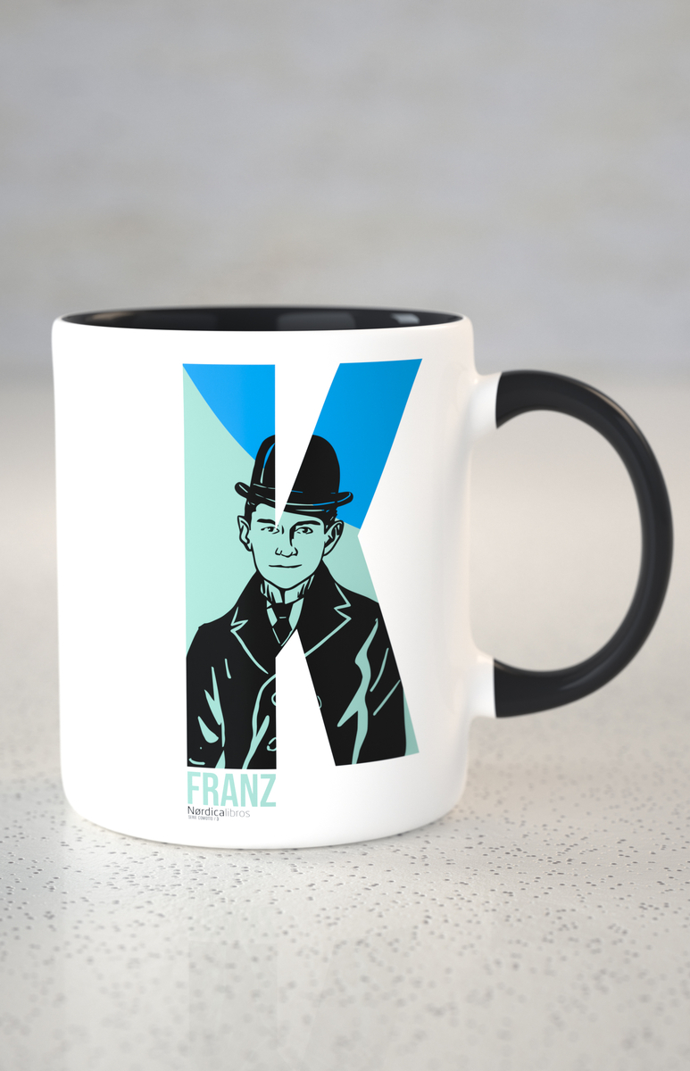 Taza Franz Kafka serie Comotto: portada