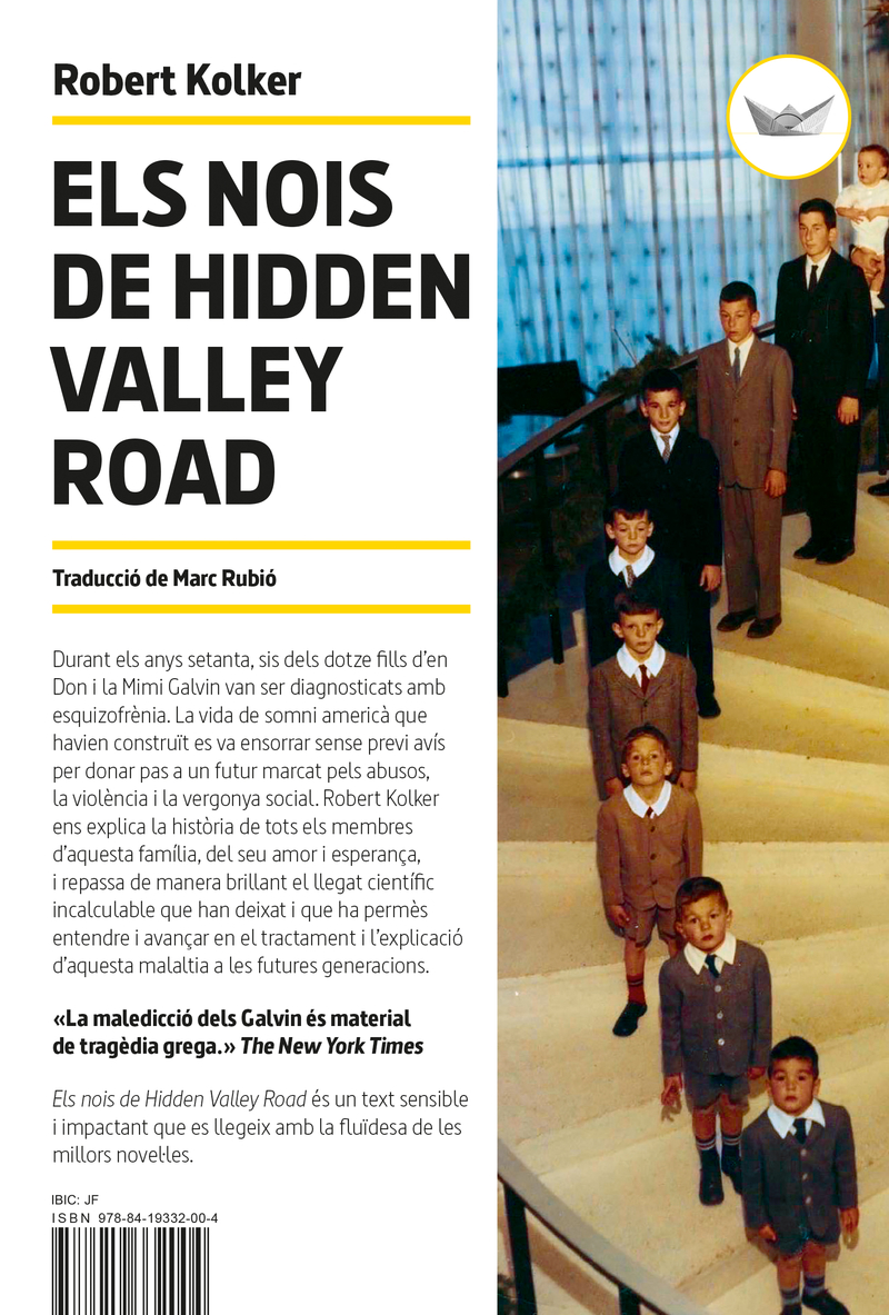 Els nois de Hidden Valley Road: portada