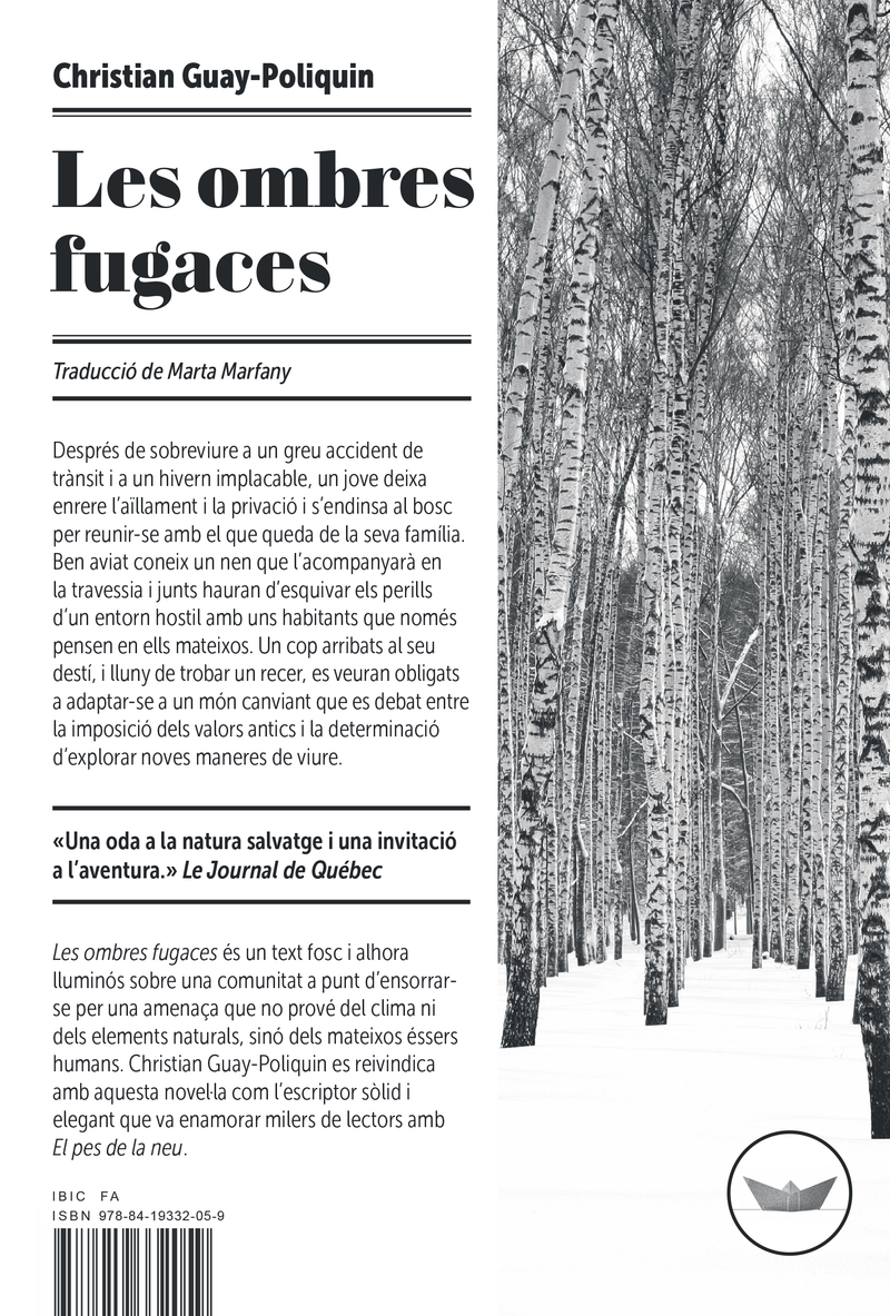 Les ombres fugaces: portada