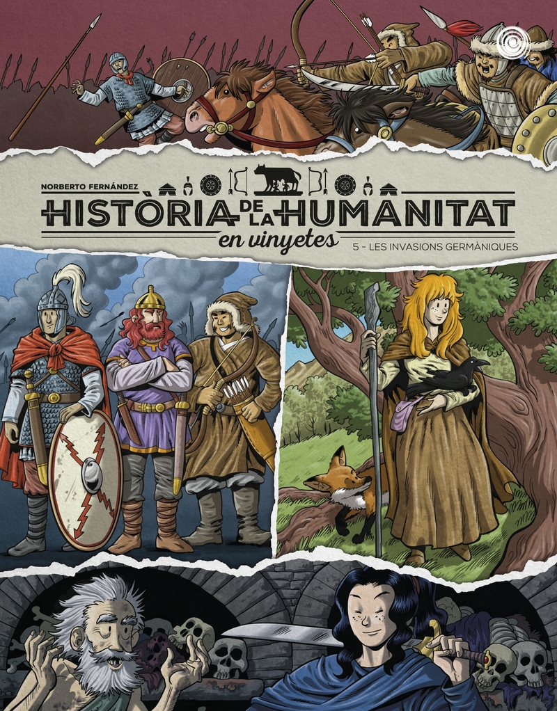 Histria de la humanitat en vinyetes Vol.5 - Inv.germniques: portada