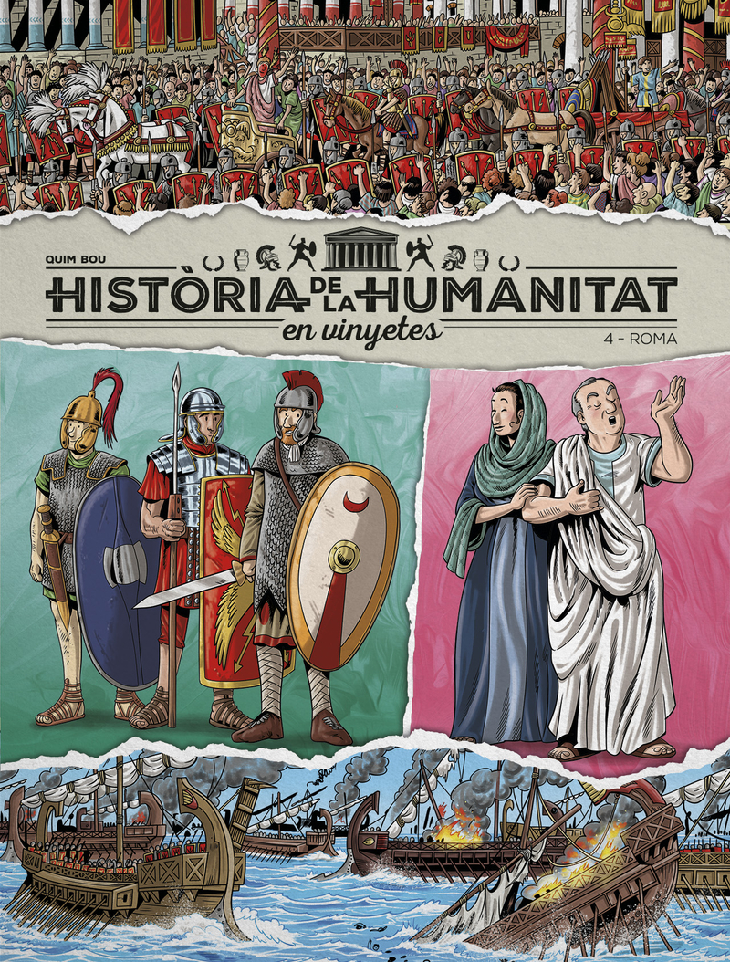 HISTRIA DE LA HUMANITAT EN VINYETES VOL.4: ROMA: portada